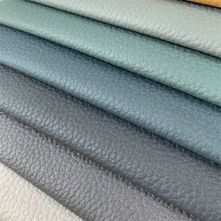 Fremragende kvalitetsbestandigt vandtæt materiale korn faux læder sofa stof